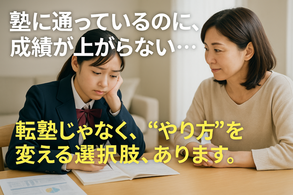 【今の塾、このままで大丈夫？】