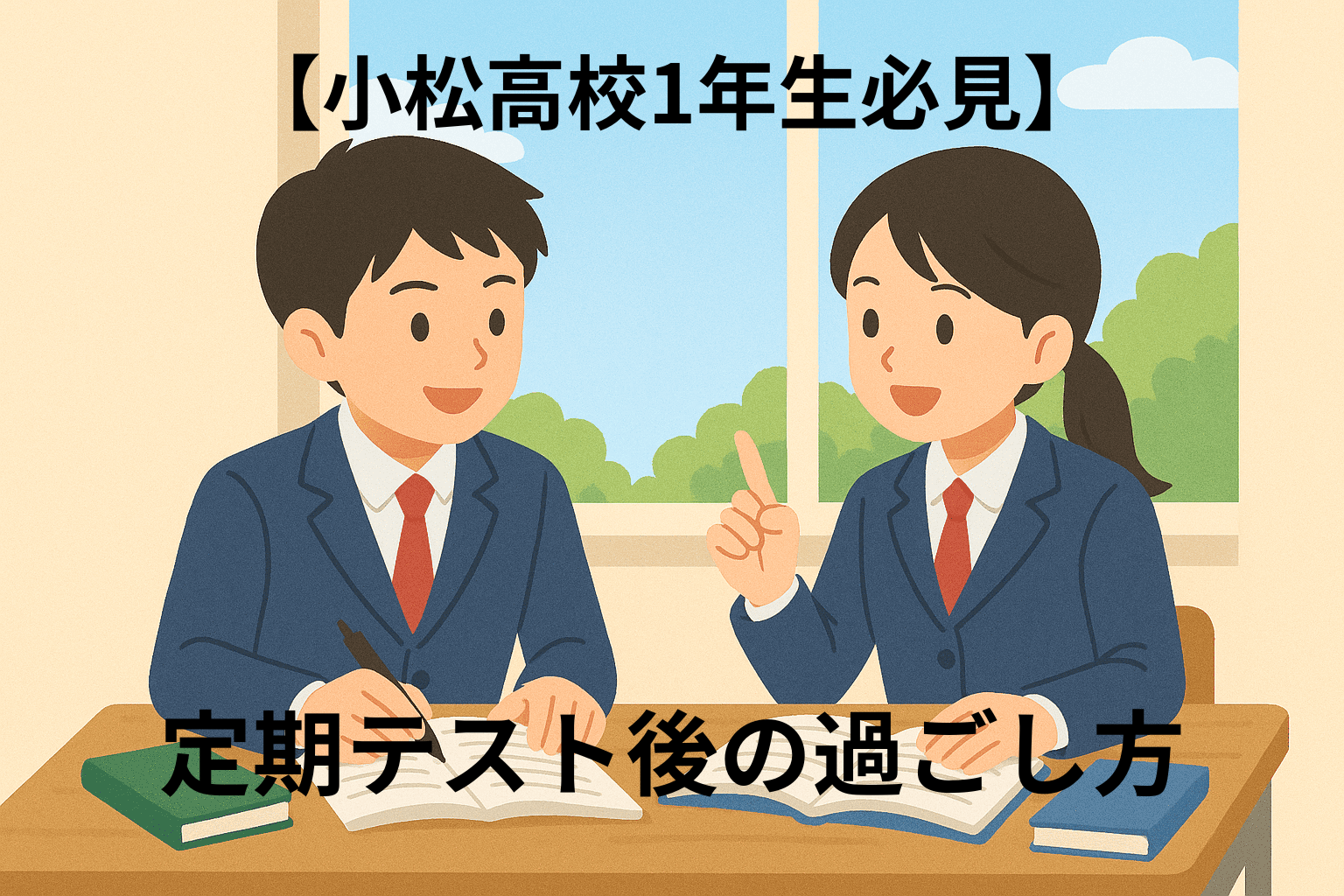 [小松高校1年生必見]テスト後にすべきこと3選