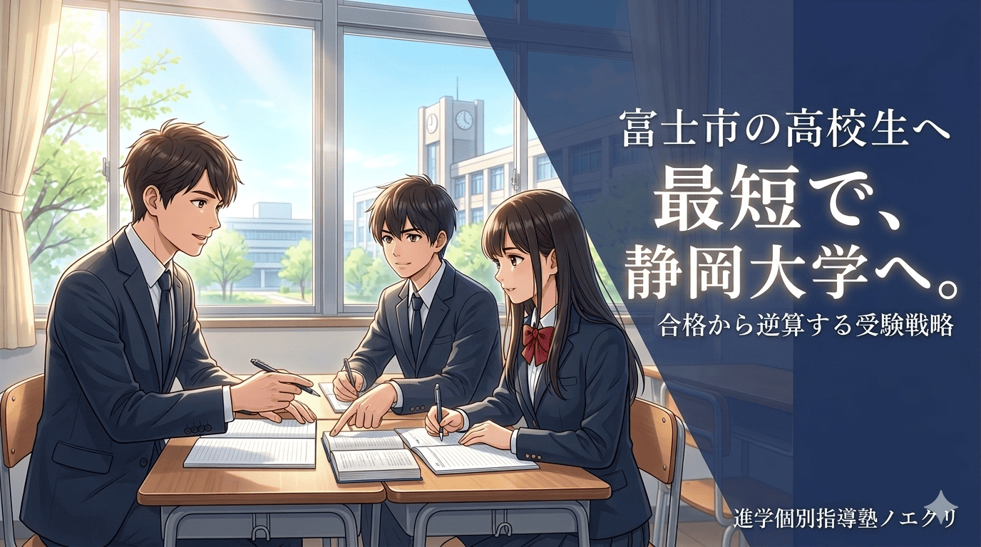 富士市の高校生｜最短で、静岡大学へ。